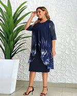 Încarcă imaginea în vizualizatorul Galerie, rochie eleganta de dama marime plus
